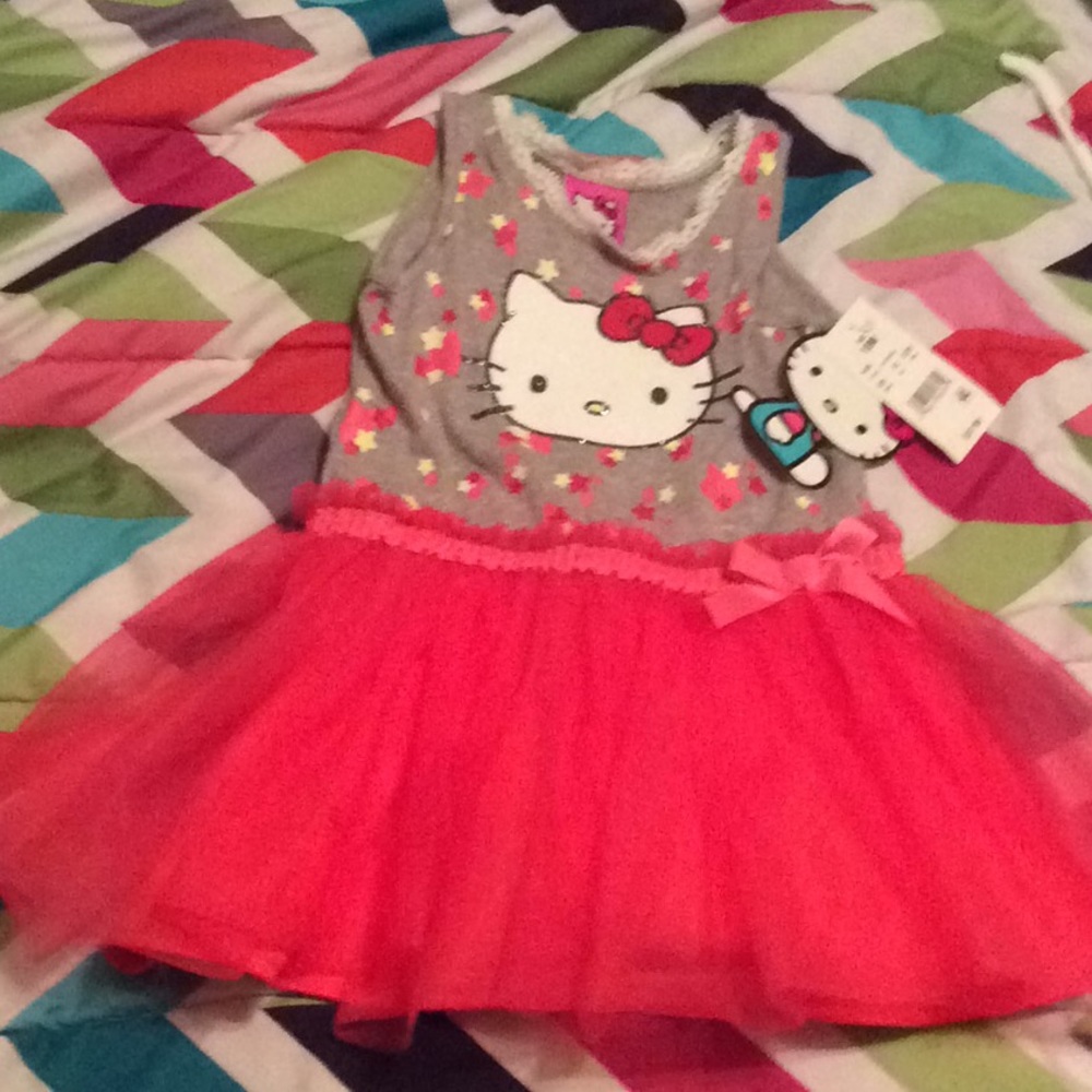 Cute Hello Kitty, tutu, and tank outfit.NWT